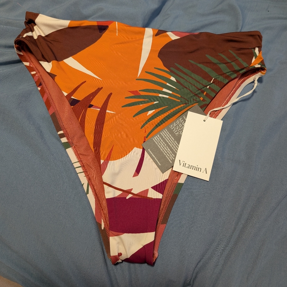 Vitamin A Multicolor Tropical Bikini Bottom